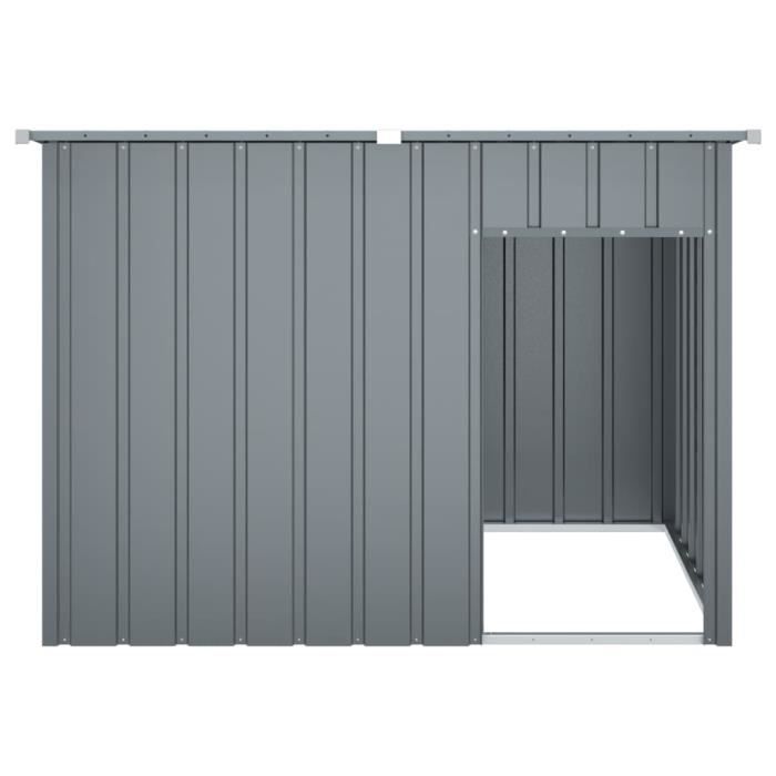 Comparer les prix de Niche pour chien - Mothinessto - 14106X - Acier galvanisé - Toit anthracite - Grand modèle