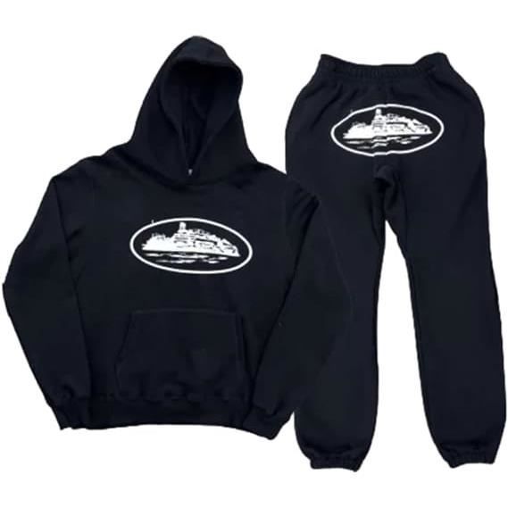 Surv tement L ger pour Homme Y2K Noir Manches Longues