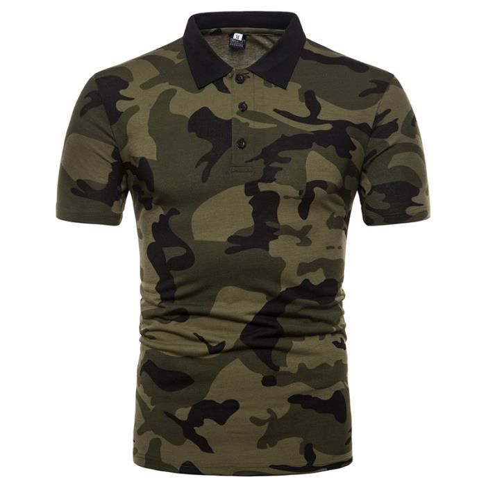 Polo camouflage homme clearance