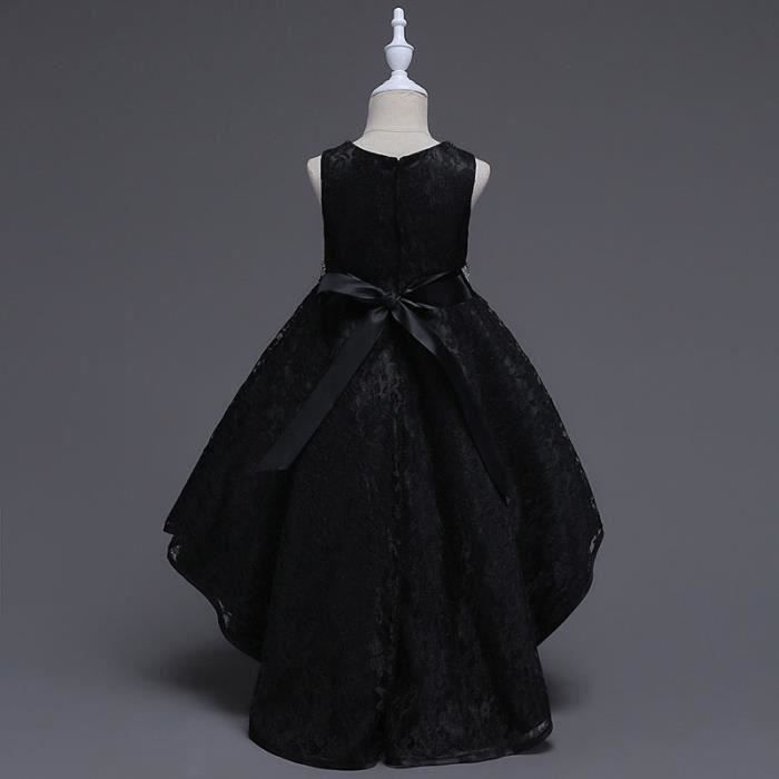Robe Bébé Noir Dentelle Lacets - Taille 38 - Occasion Très Bon état