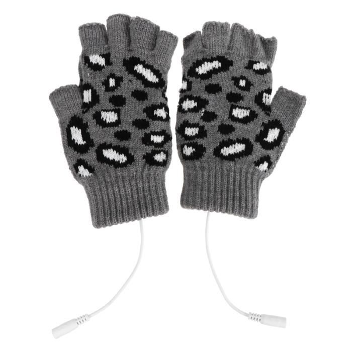 Gants Chauffants USB COMBLU – 3 Températures (37/40/50°C), Tricoté, Compatibles Smartphones
