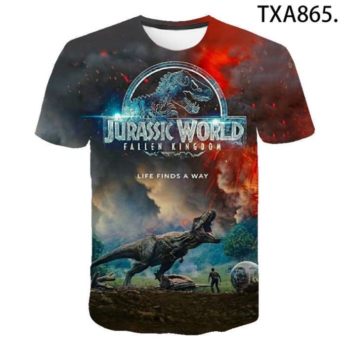 T shirt best sale jurassic park enfant
