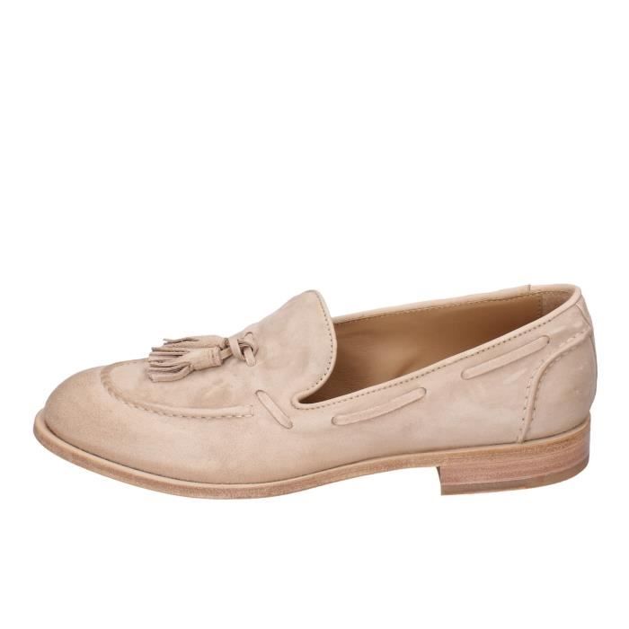 Mocassin homme best sale beige daim