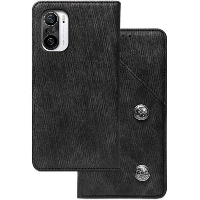 Housse Portefeuille Xiaomi Poco F3 / Mi 11i Simili cuir Support pliable 2 emplacements de carte