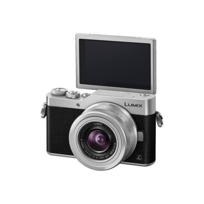 Appareil photo Hybride PANASONIC GX800K KIT 16MP + Optique 12-32 - Capteur MOS 4/3 - Photo et vidéo 4K - Gris
