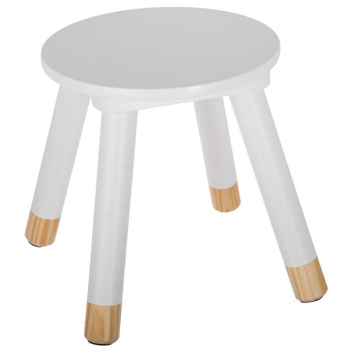 Tabouret Enfant Design Douceur 26cm Blanc Tabouret Enfant Design Douceur 26cm Blanc