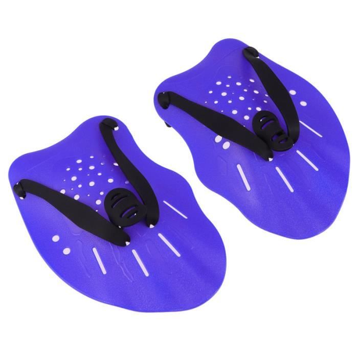 1 paire de gants de natation bleus palmés Gants d'entraînement
