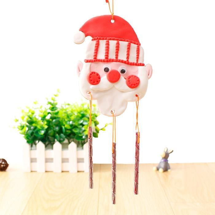 4 Ensembles Bricolage Carillon à Vent DIY - Corde Chanvre Et Strass - Activité Manuelle Enfants
