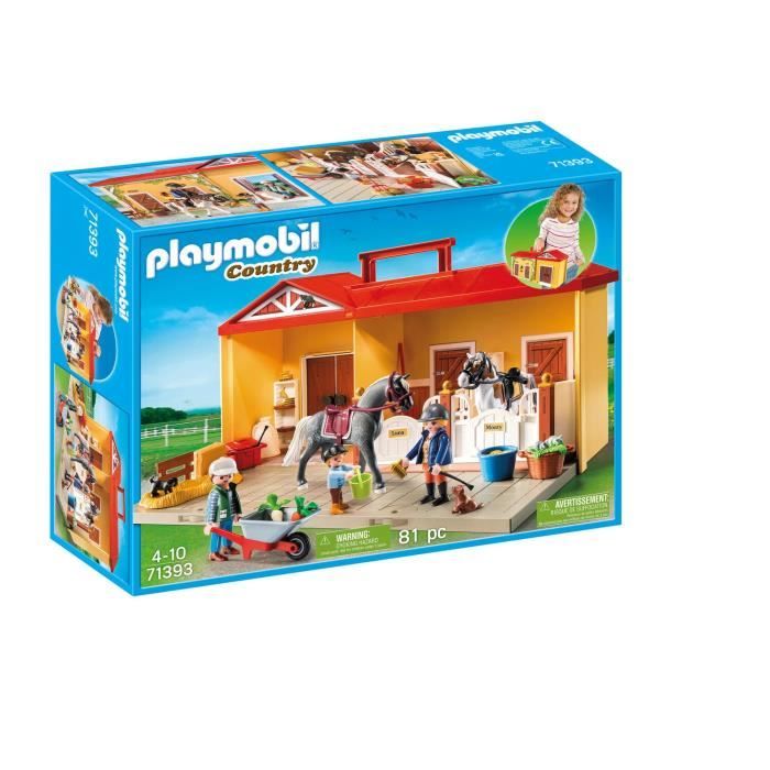 Construction écurie Playmobil français – Ecurie, enclos et portes