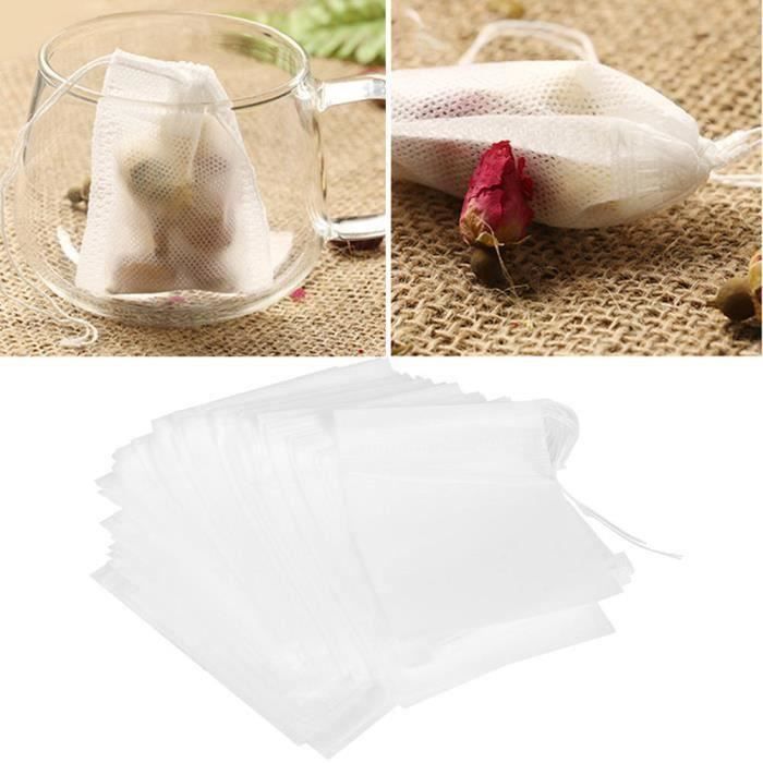 Filtre à thé japonais jetable en papier tissé pour l'infusion