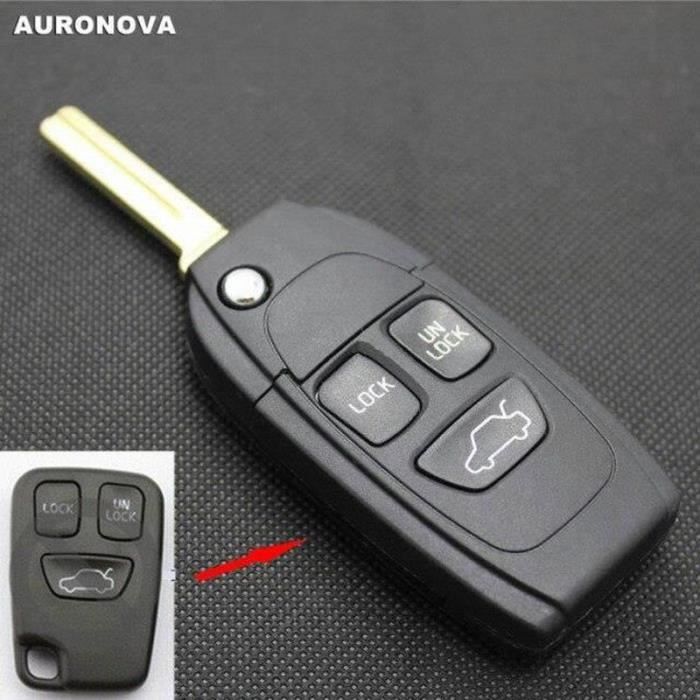 Coque Clé Télécommande 3 Boutons Pour Jeep Cherokee KL Et Fiat 500X