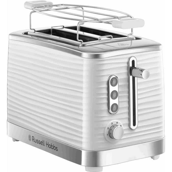 Russell Hobbs 24370-56 Toaster Grille Pain XL Inspire, Contrôle Brunissage, Décongéle, Réchauffe, Ch