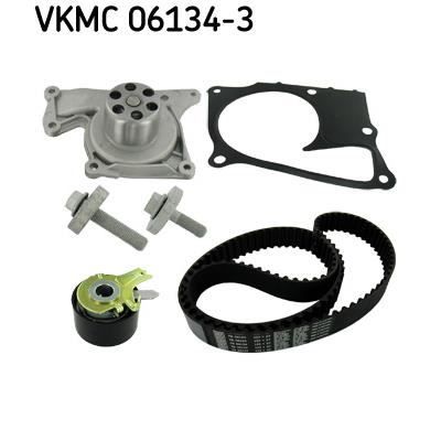 SKF Kit de distribution + pompe à eau VKMC 06134-3