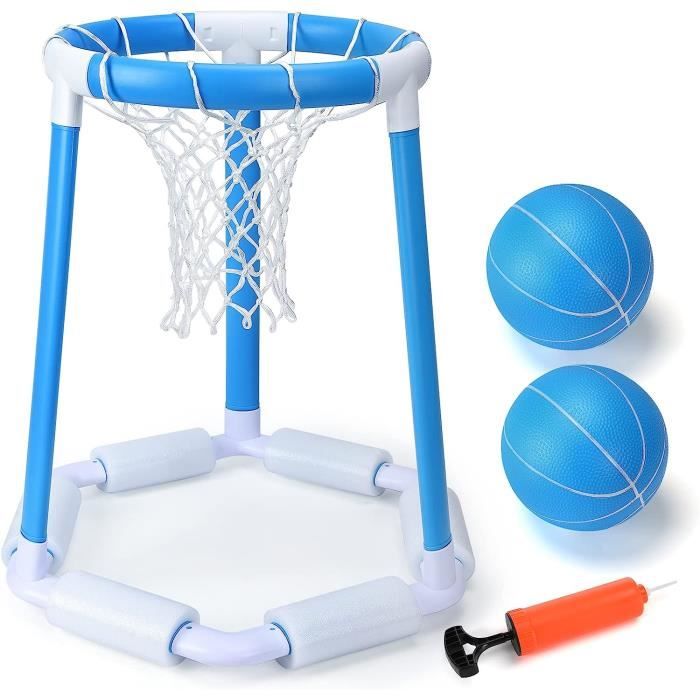 Panier De Basket Flottant Pour Piscine – Avec Pompe Et Ballon, But Aquatique, Jeu Familial Adulte/enfant