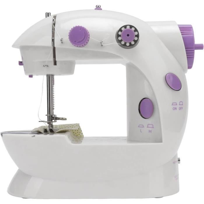 Mini Machine à Coudre Portable - Pour Débutants, Réglage De Vitesse, Fonctionne Sur Piles Ou Secteur - 6