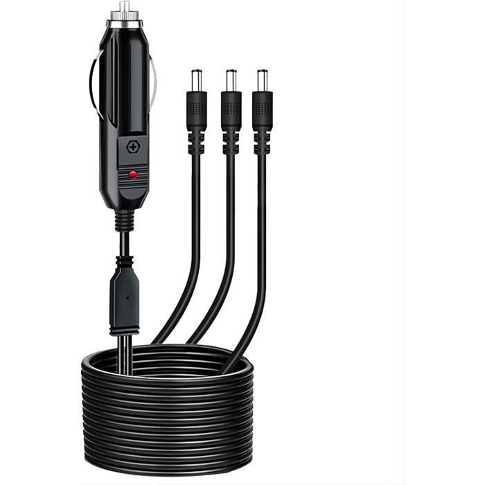 Cable Divisor DC 1 A 4 - Conectores 5.5mm X 2.1mm, Para Distribuir Alimentación 12V