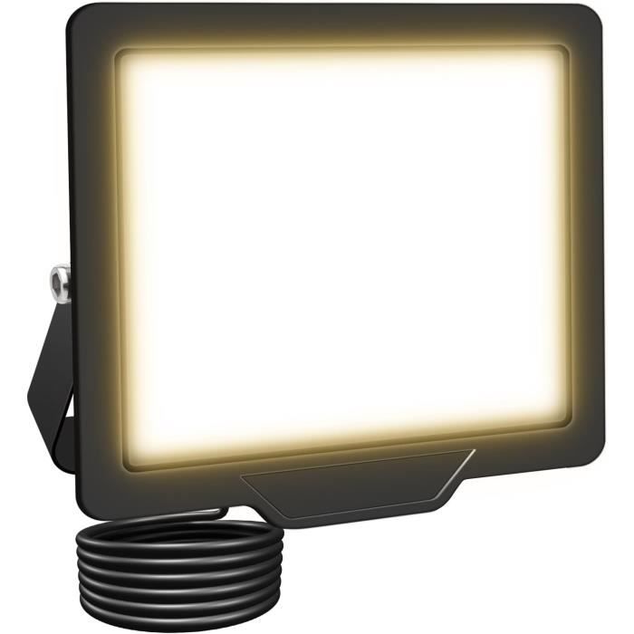 SKYWORLD 2 Pcs Projecteur LED Extérieur 20W 2000LM, 6000K Blanc Spot LED Extérieur, Lumière de Sécurité IP66 Étanche, Lampe LED Eclairage pour Patio Jardin Garage Entrée Terrasse Usine