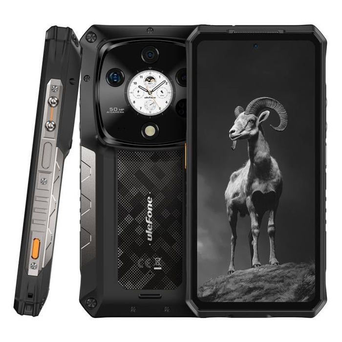 Ulefone Armor 28 Pro double écran AMOLED de 666 pouces mémoire de 512 + 16 Go caméra de vision nocturne batterie de 10 600