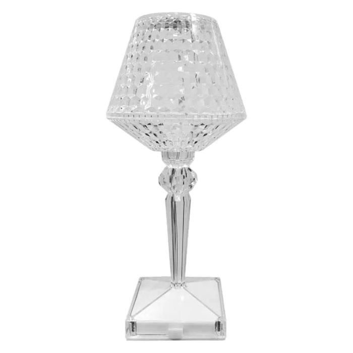 Lampe de chevet - UNBRANDED - Diamant - 3 gradateurs - Tactile - USB rechargeable