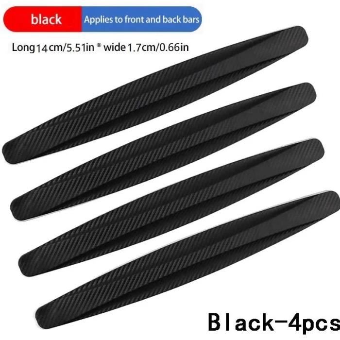 Lot De 4 Bandes De Protection Pare-chocs Voiture - En Silicone Transparent, Antidérapantes Et Antistatiques | Protection Portes Et Rétroviseurs