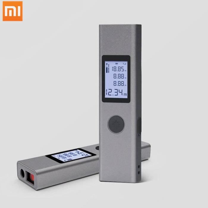 telemetre laser xiaomi duka ls p 40m flash usb charge mesureur longueur mesure haute precision zeling cdiscount bricolage
