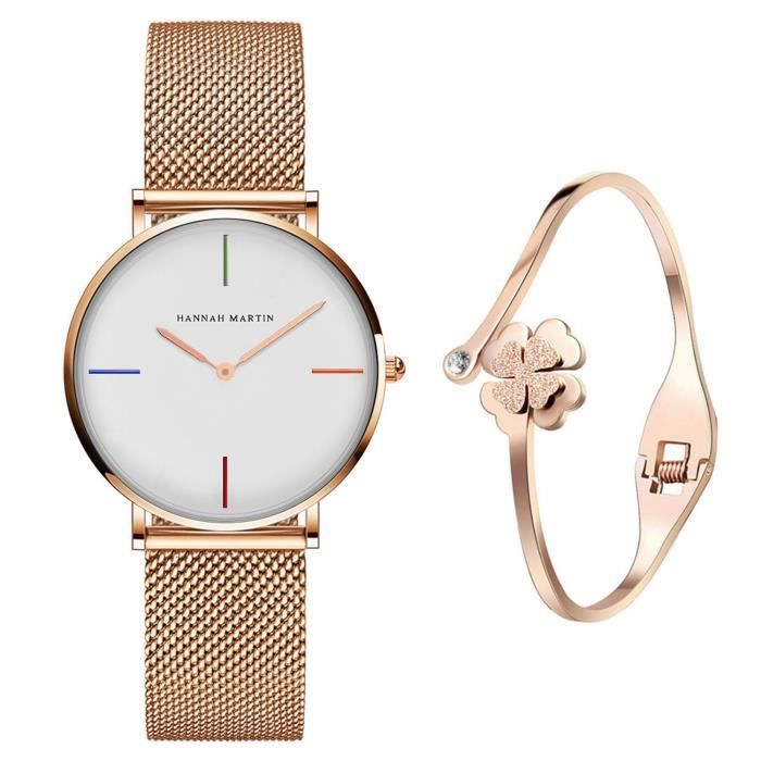 Montre bracelet clearance maille milanaise femme
