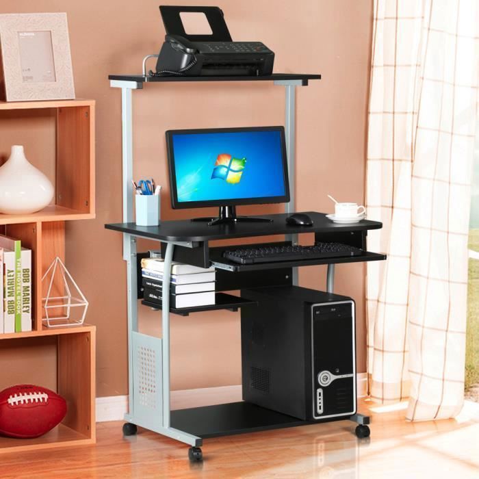 Meuble informatique gris pas cher - Le Mobilier