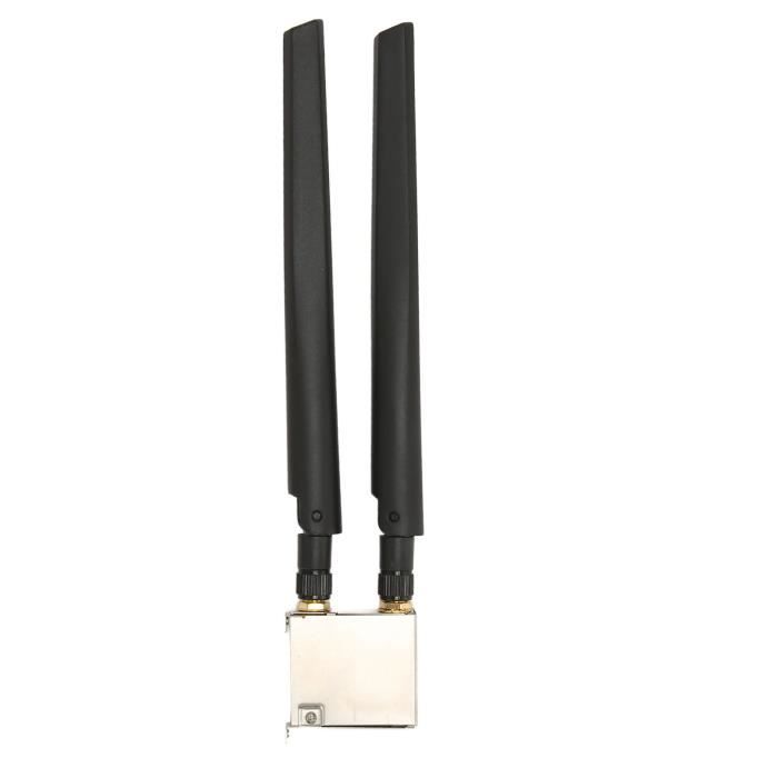 Carte WiFi 6E AX210NGW - Bluetooth 5.2 - Interface M.2 NGFF - Compatible Windows 10/11, Linux - 13