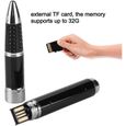 Caméra stylo espion USB DV - mini caméscope caché HD 1080P - Noir - Détecteur de mouvement-1