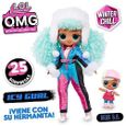 Giochi Preziosi- L.O.L Surprise OMG Winter Chill: Icy Gurl y Brrr B.B. Doll Muñeca y Miniatura (LLUE-1