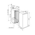 Réfrigérateur encastrable 1 porte LIEBHERR IRE1780 - Volume utile total : 308L - Froid ventilé - Blanc-1