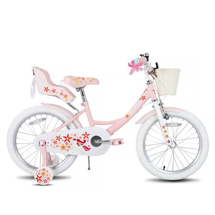 Siège De Poupée Pour Vélo Enfant - Sangle à Clip, Couleur Rose/violet, Avec Autocollants - 7