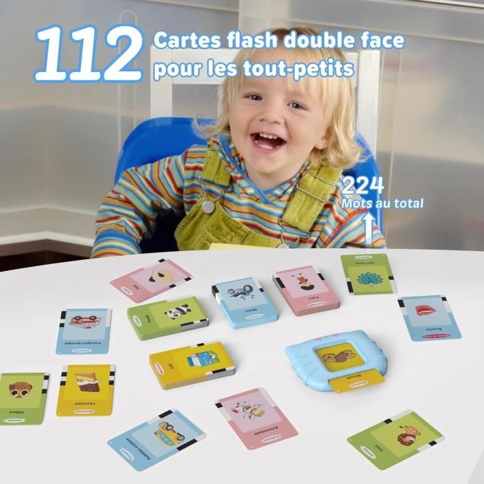 Jouets Éducatifs pour Enfants De 2 3 4 5 6 Ans Cartes Flash Jouets  d'apprentissage avec Cartes De 112 Mots Préscolaires (French) - Cdiscount  Jeux - Jouets