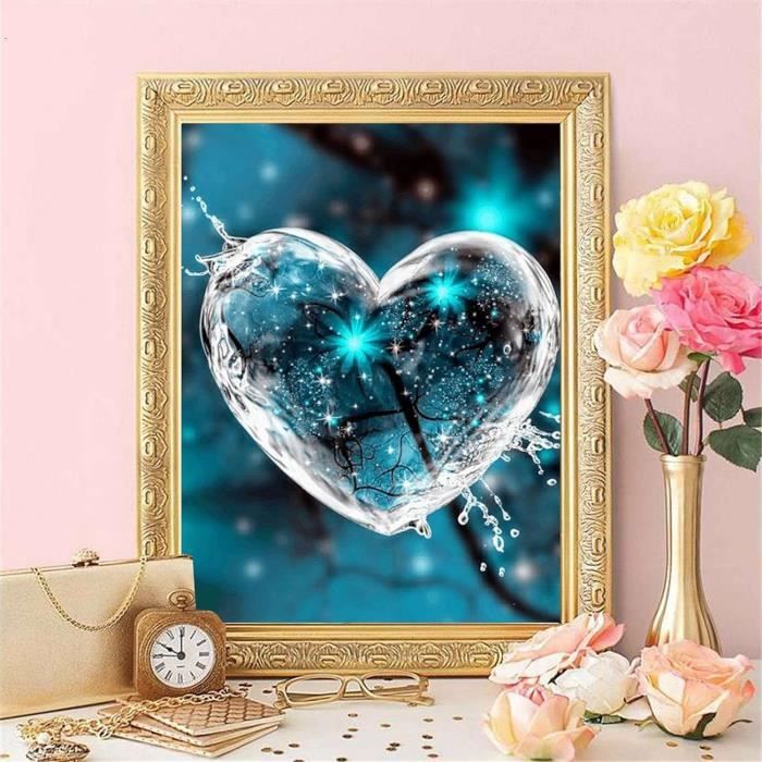 Kit De Broderie Diamant 5D Complet - Motif Lion, Toile Imperméable, Fourni Tout, Neuf