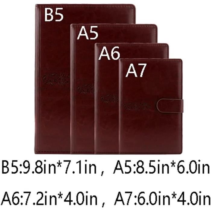 Et Journaux Notebook Hardcover Cuir Journal Avec Boucle