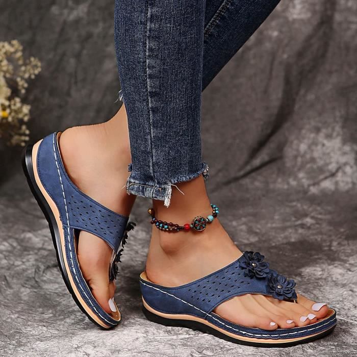Tong Ergonomique Femme Sandales Orthopédiques Unisexes Semelle