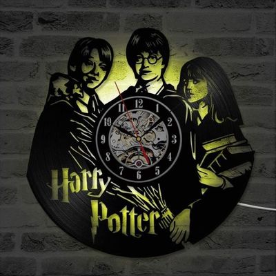 Horloge murale en forme de disque vinyle de 30 cm de diamètre