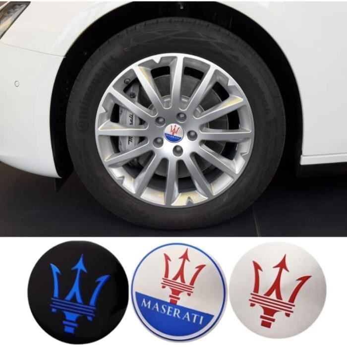 4 Pièces Cache Moyeux Maserati Levante Quattroporte Ghibli - 60mm Dorés Imperméables