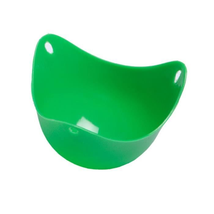 TOQUEUR A OEUF,Green--Pocher les œufs en Silicone, moule à œufs