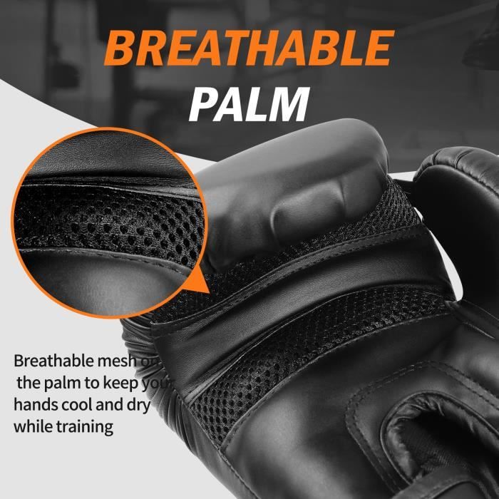 Gants de boxe en cuir pour adultes, hommes, femmes, enfants, adolescents, kickboxing, entraînement pour sac de frappe de 283,5 g, 170,1 g Gants de boxe en cuir pour adultes, hommes, femmes, enfants, adolescents, kickboxing, entraînement pour sac de frappe de 283,5 g, 170,1 g