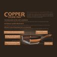 Copper Stone Pan – Poêle 24 cm revêtement Granit Haute Technologie Antiadhésive et Anti-rayures-3