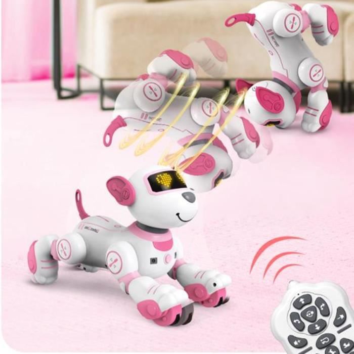 Atyhao Robot chien jouet télécommande commandes vocales détection