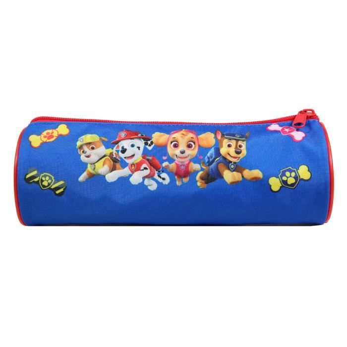 Trousse Scolaire Pat' Patrouille - Rectangulaire Bleue - Pour Maternelle Et Primaire
