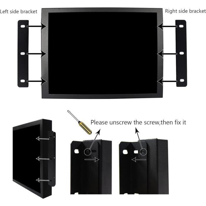 Orientabile! 12 30CM VGA TFT Monitor MultiQ MQ122E 12V Protettivo Schermato M2 Orientabile! 12 30CM VGA TFT Monitor MultiQ MQ122E 12V Protettivo Schermato M2