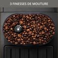 KRUPS Machine à café grain, 1.7 L, Cafetière espresso, Buse vapeur pour Cappuccino, 2 tasses en simultané, Essential YY8135FD-4