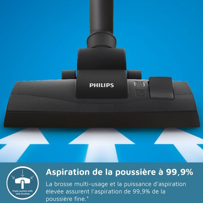 MisterVac | compatibile con sacchetti di ricambio per aspirapolvere SG 4 pezzi Philips FC8289/09 PowerGo 10
