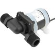 Mini pompe à eau 12V DC, pompe à eau de suralimentation à vitesse réglable Pompe de circulation d'eau Pompe à eau de-0