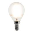 Ampoule LED Déco filament mate 4W E14 Mini globe-0