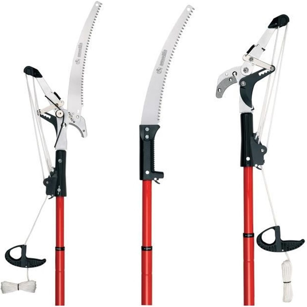 FISHTEC Sécateur De Jardin Télescopique Extensible : 1,37 à 2,2 M, Secateur Tele