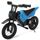 Moto Électrique pour Enfants EVERCROSS TECH EV05M – 2 vitesses– Batterie Lithium 150W 4Ah – Cadeau Idéal Bleu